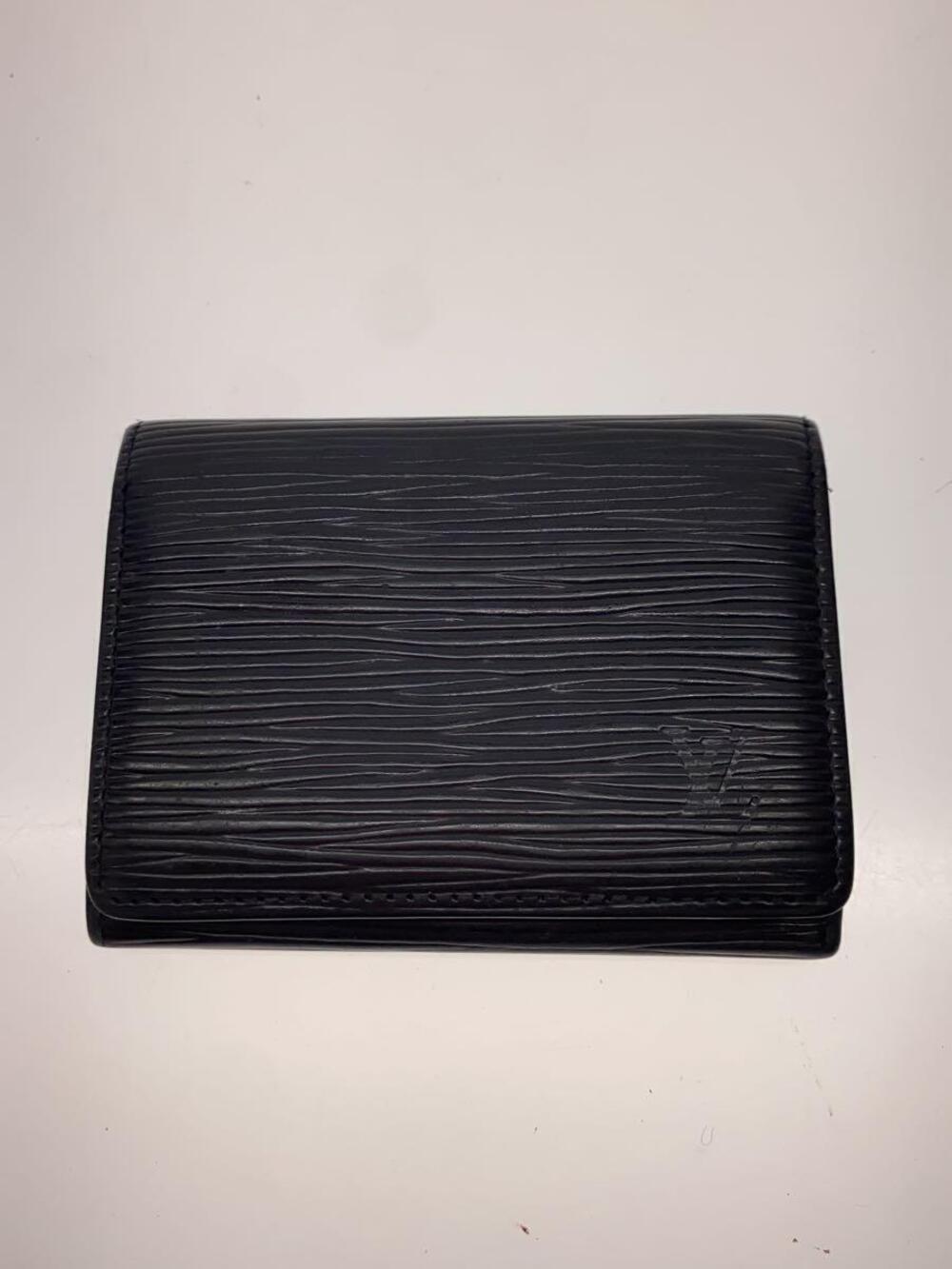 LOUIS VUITTON Envelope Wallet Carte de Visite Epi Black